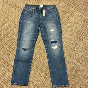 J Crew Slim Broken in Boyfriend jeans. NWT SIZE 27.